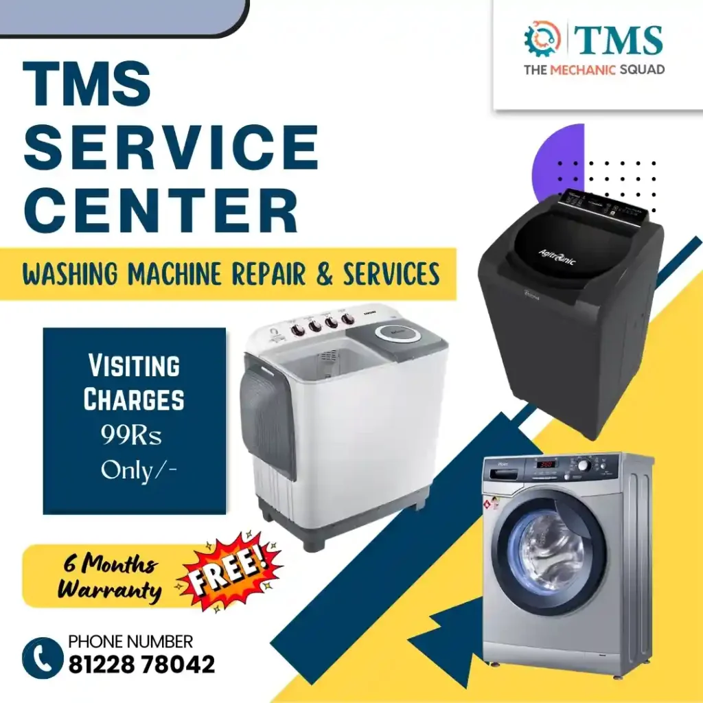 Semi Automatic Washing Machine Installation and Uninstallation Services in Chennai– TMS Service Center