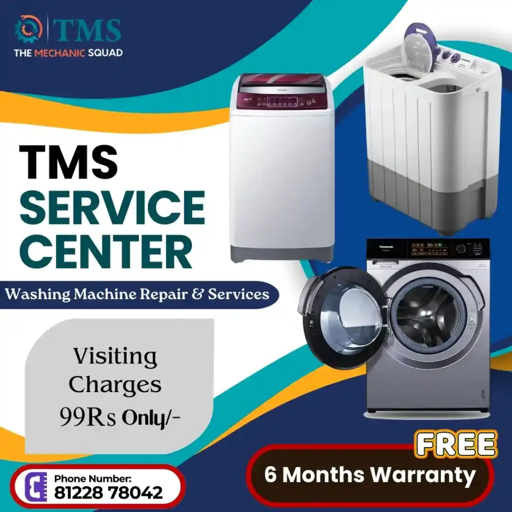 Washing Machine Installation and Uninstallation Services in Chennai – TMS Service Center
