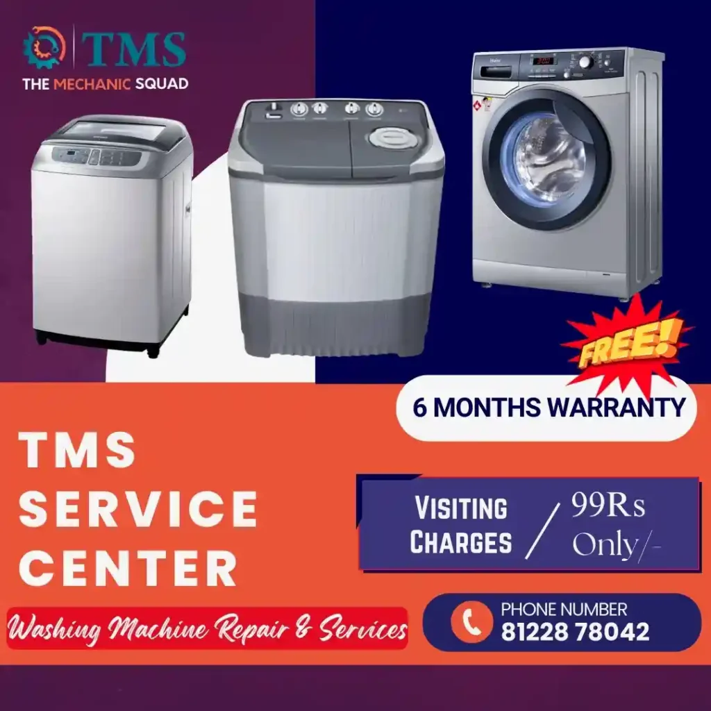 Washing Machine Repair Services in Indira Nagar Selaiyur, Chennai – TMS Service Center
