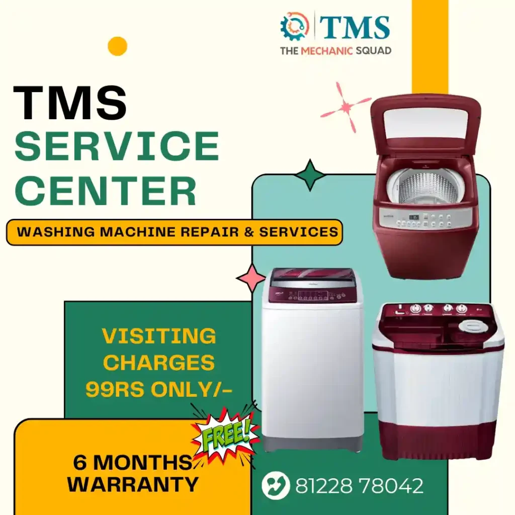 Washing Machine Repair Services in Ayanavaram, Chennai – TMS Service Center