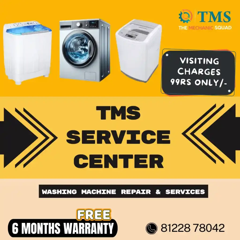 Washing Machine Repair Services in C-I-N-C Road, Chennai – TMS Service Center