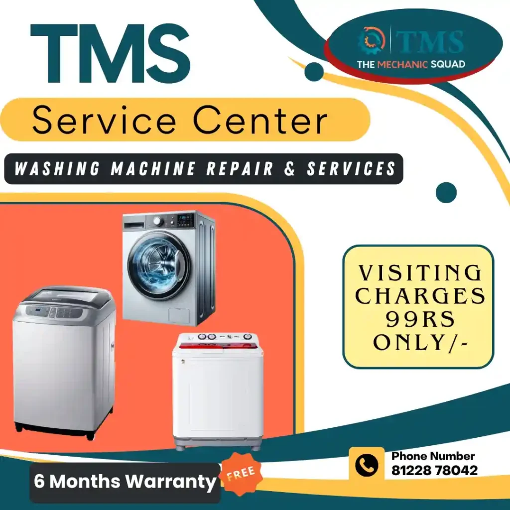 Washing Machine Repair Services in CRP Camp, Chennai – TMS Service Center