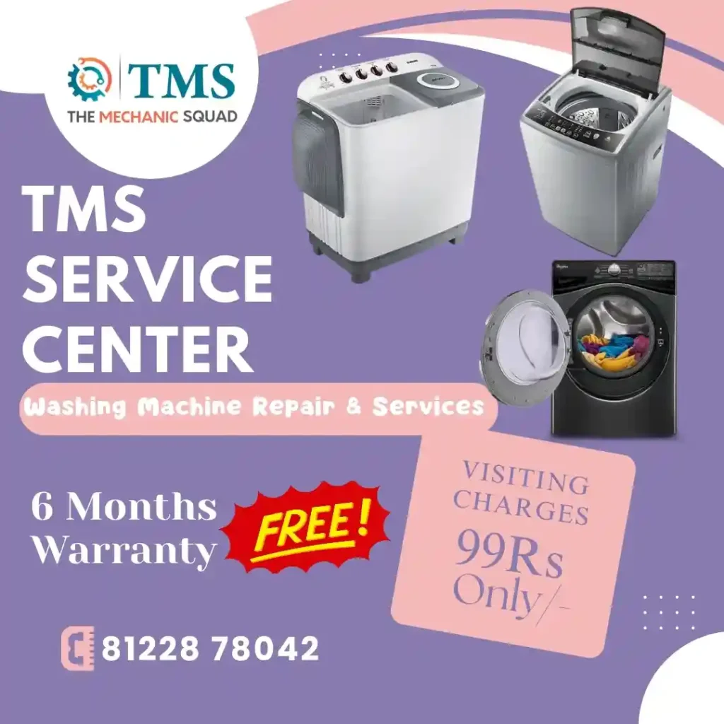 Washing Machine Repair Services in Egmore, Chennai – TMS Service Center