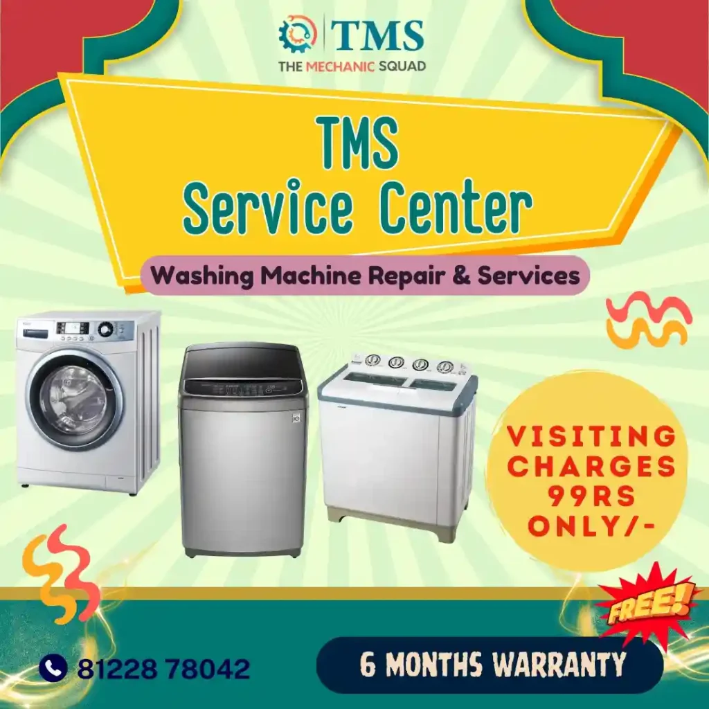 Washing Machine Repair Services in Egmore High Road, Chennai – TMS Service Center