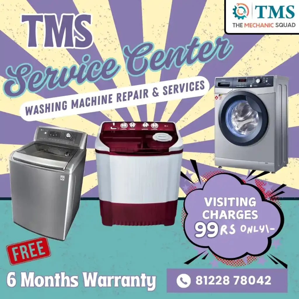Washing Machine Repair Services in Flowers Road, Chennai – TMS Service Center