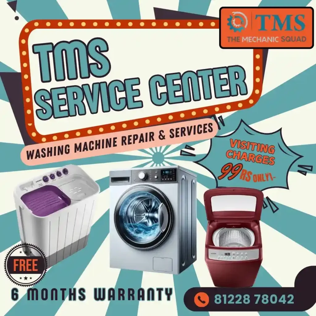 Washing Machine Repair Services in Fort St George, Chennai – TMS Service Center