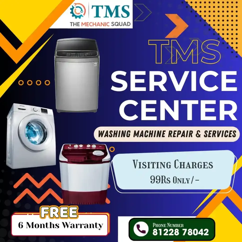 Washing Machine Repair Services in G K M Colony, Chennai – TMS Service Center