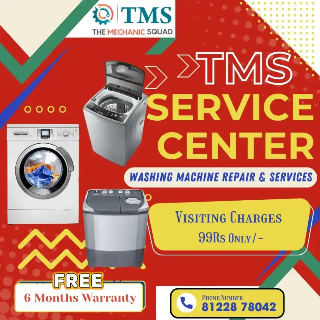 Washing Machine Repair Services in Gaudiyamath Road, Chennai – TMS Service Center