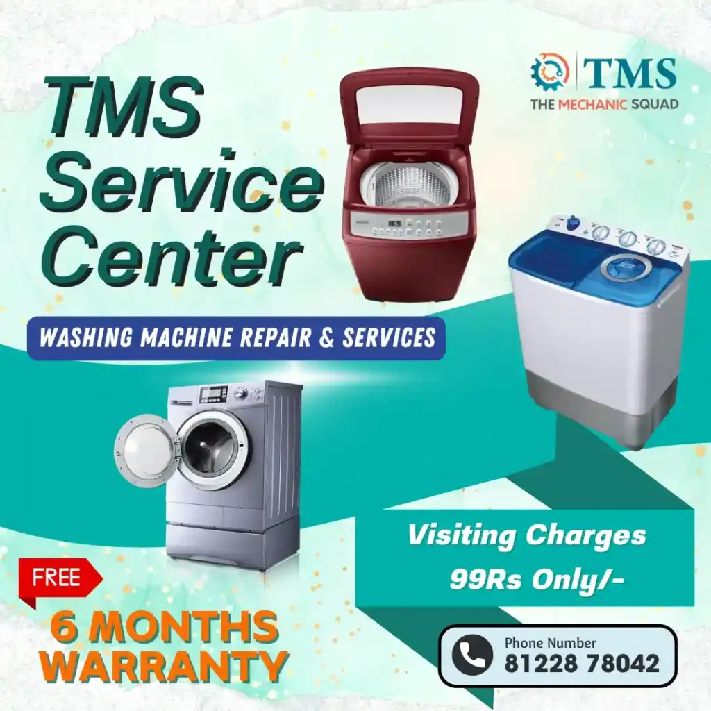 Washing Machine Repair Services in Ground Training School, Chennai – TMS Service Center