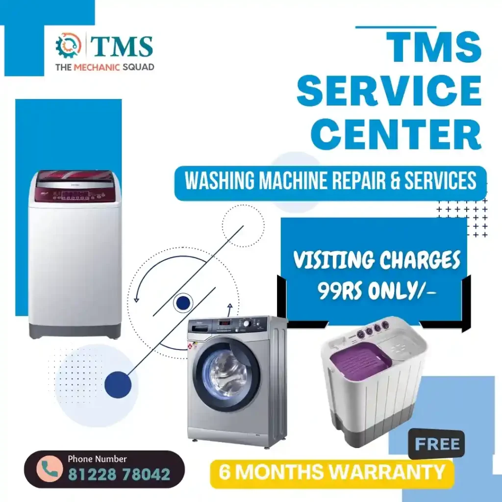 Washing Machine Repair Services in Kamarajapuram, Chennai – TMS Service Center