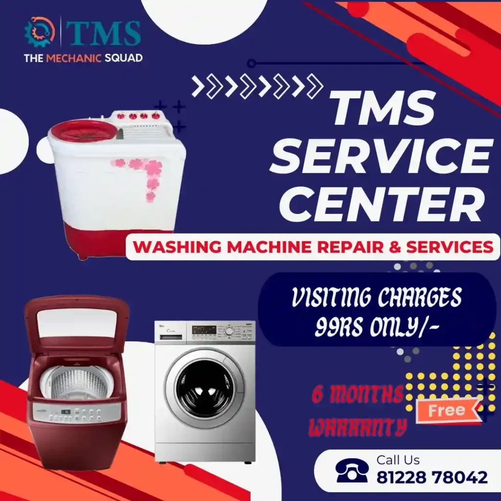 Washing Machine Repair Services in Kasturibai Nagar, Chennai – TMS Service Center