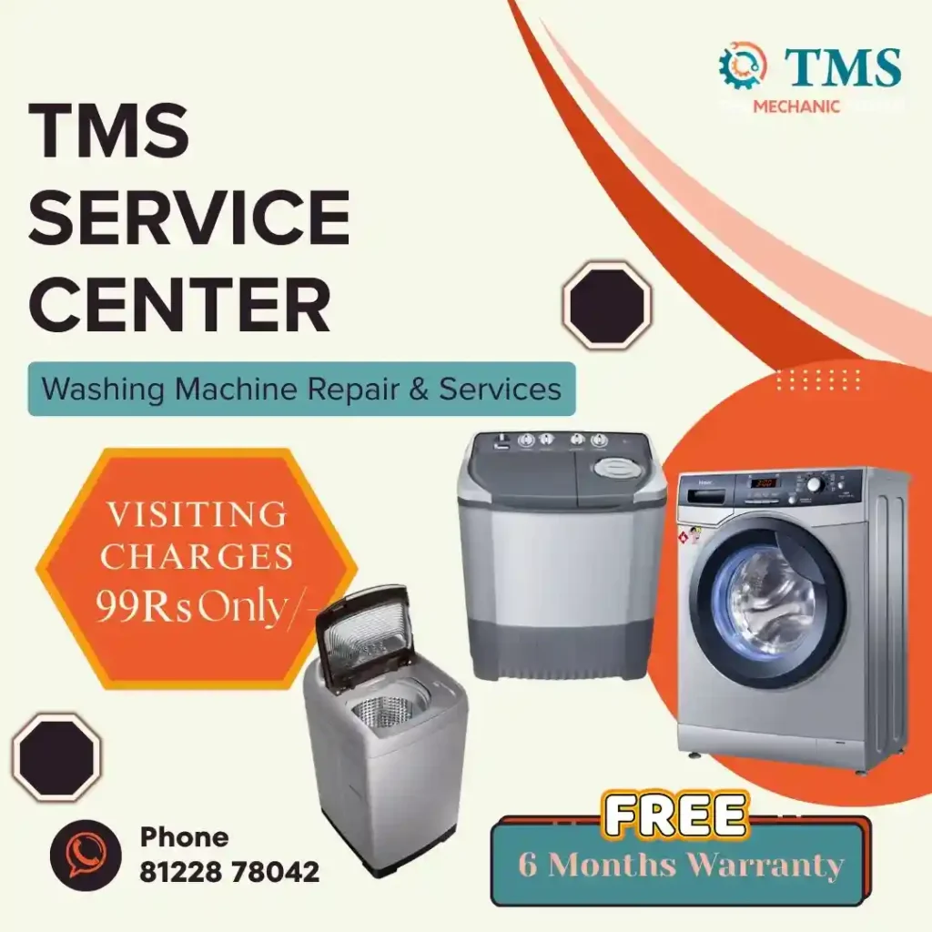 Washing Machine Repair Services in M P T Admin Office, Chennai – TMS Service Center