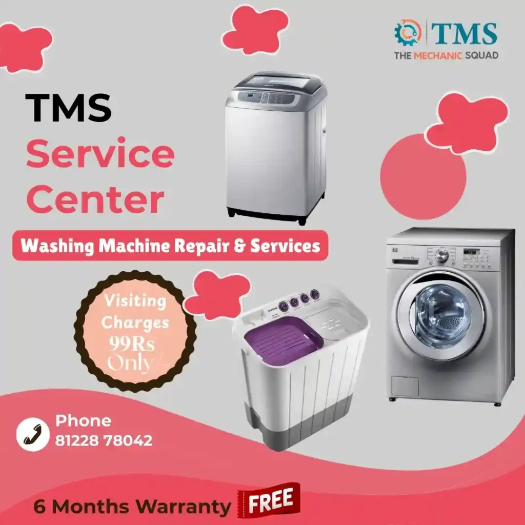 Washing Machine Repair Services in Madras Race Course, Chennai – TMS Service Center