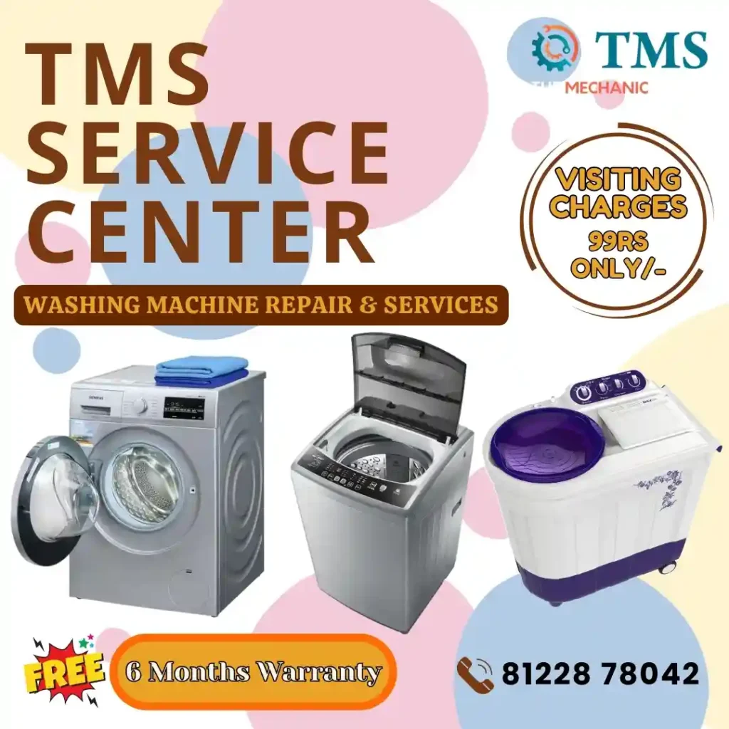 Washing Machine Repair Services in Manali New Town, Chennai – TMS Service Center