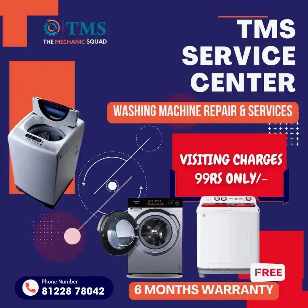 Washing Machine Repair Services in Mangalapuram, Chennai – TMS Service Center