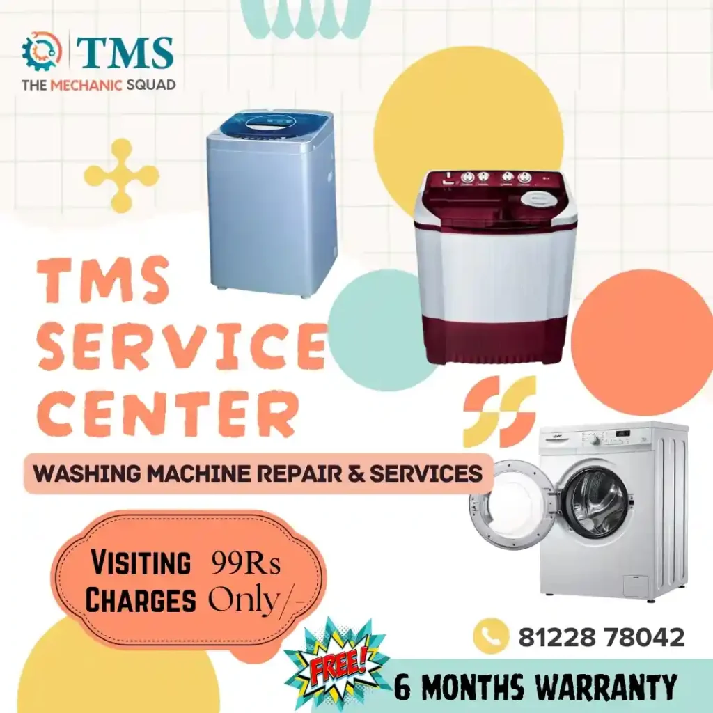 Washing Machine Repair Services in Near 4th Main Rd, Chennai – TMS Service Center