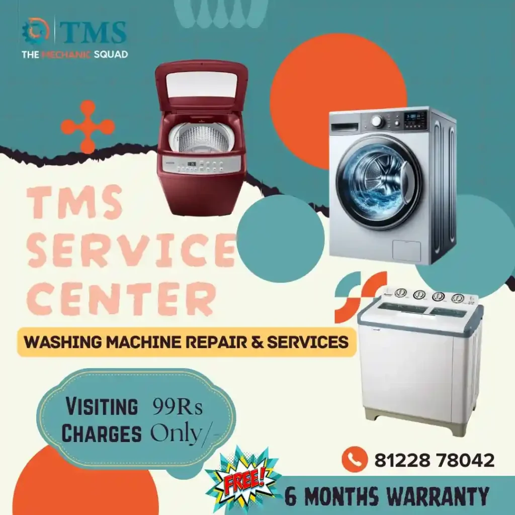 Washing Machine Repair Services in Near Main Road, Chennai – TMS Service Center