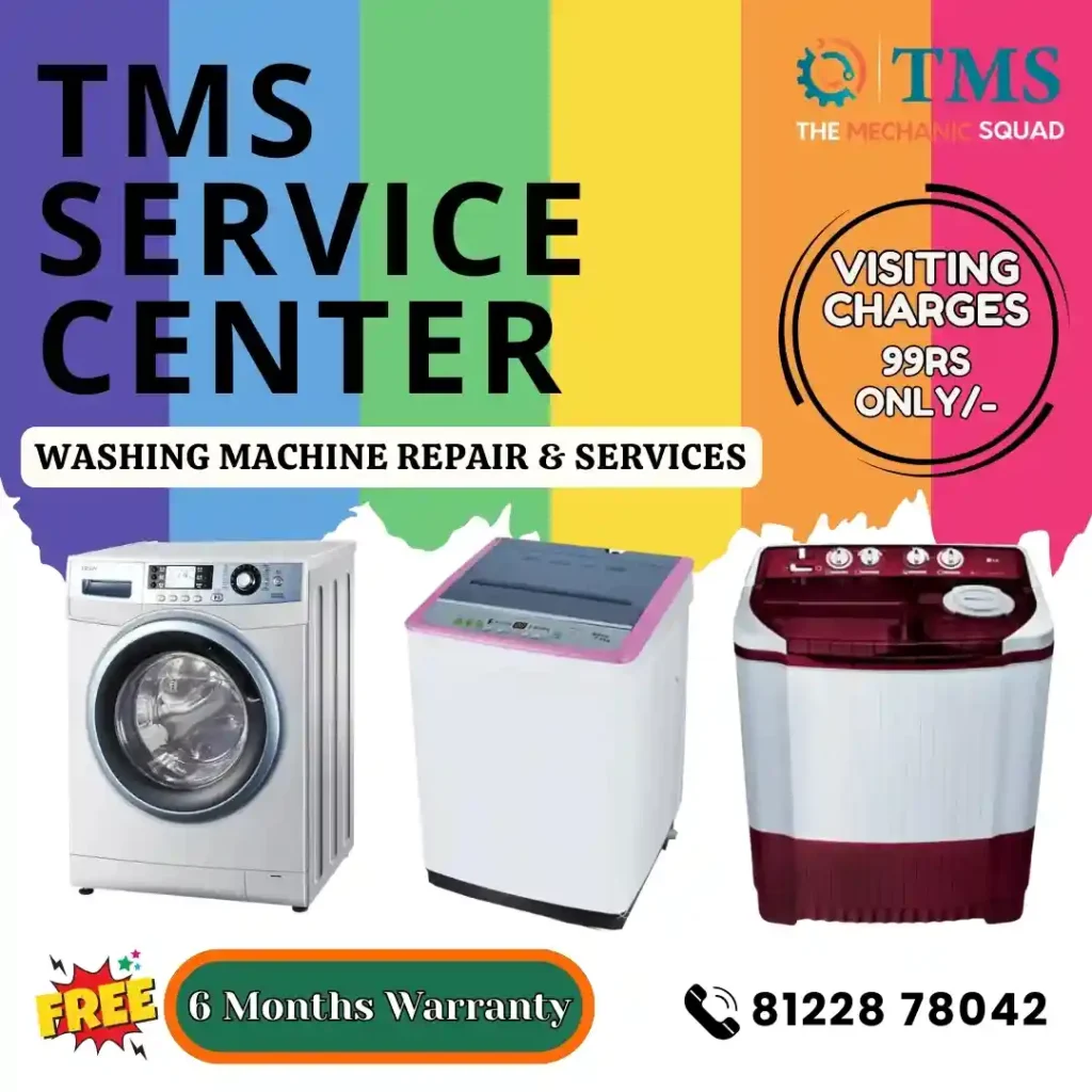 Washing Machine Repair Services in Old Washermenpet, Chennai – TMS Service Center