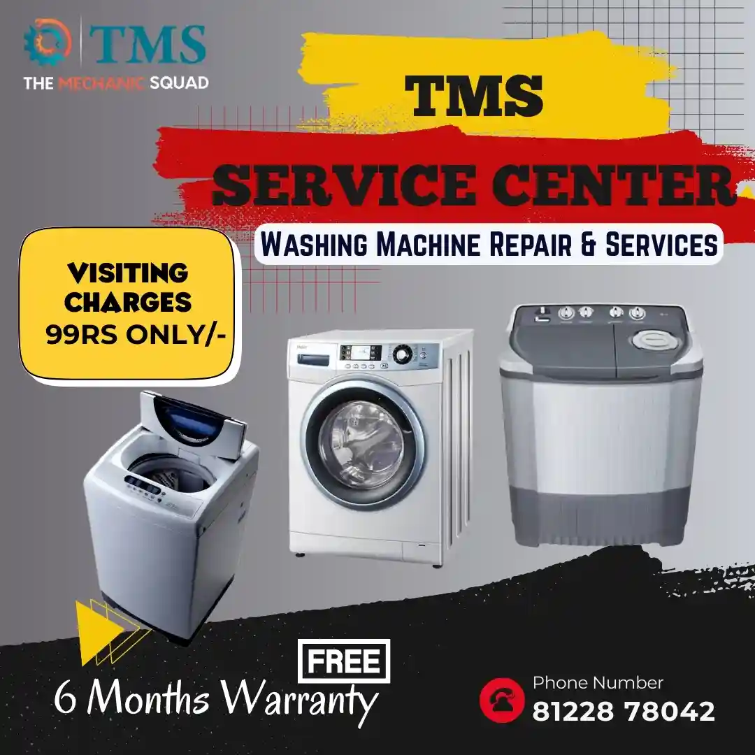 Washing Machine Repair Services in Park Town, Chennai – TMS Service Center