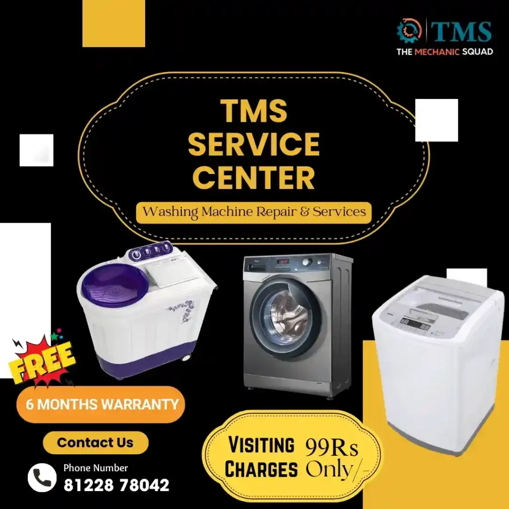 Washing Machine Repair Services in Perambur Barracks, Chennai – TMS Service Center