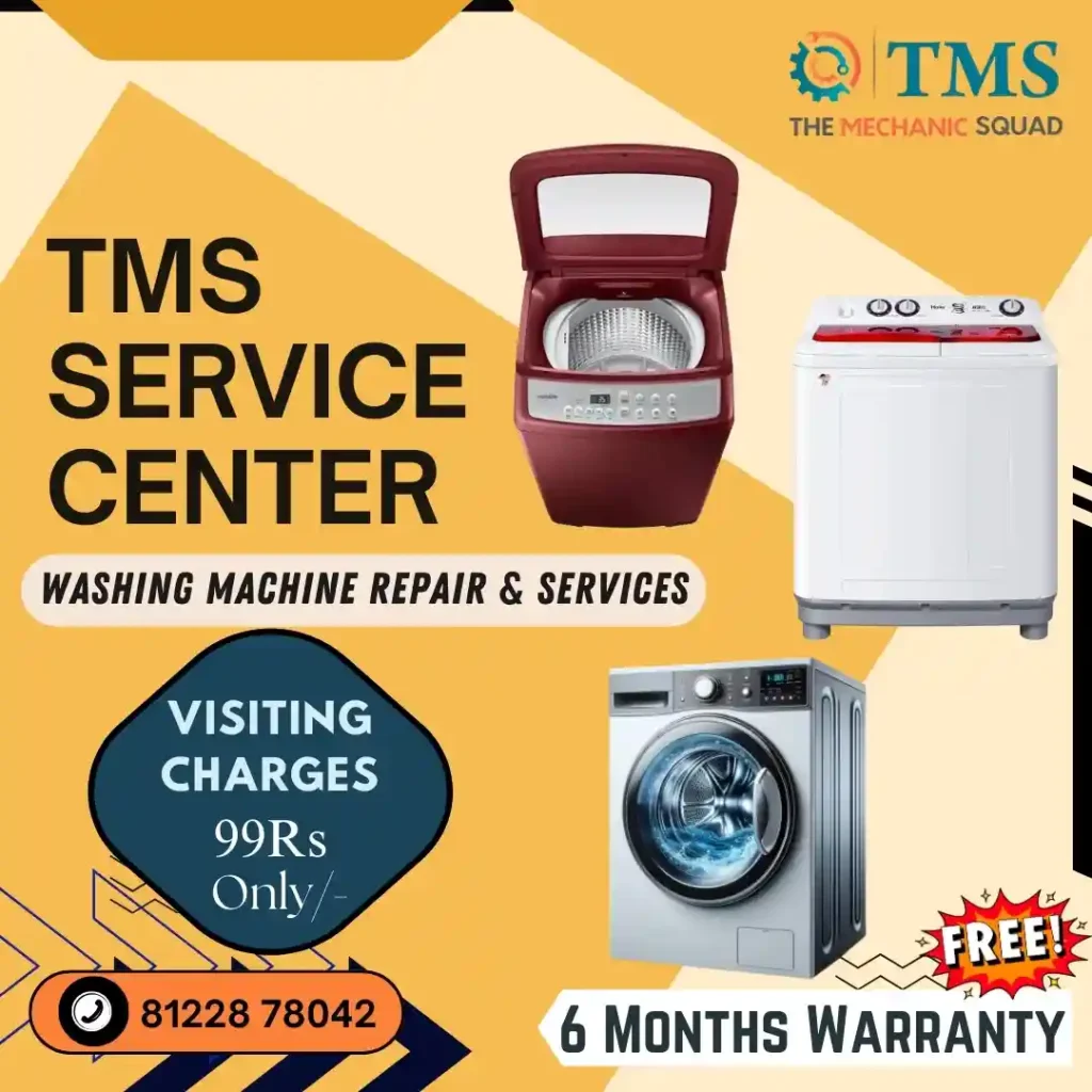 Washing Machine Repair Services in Race Course, Chennai – TMS Service Center