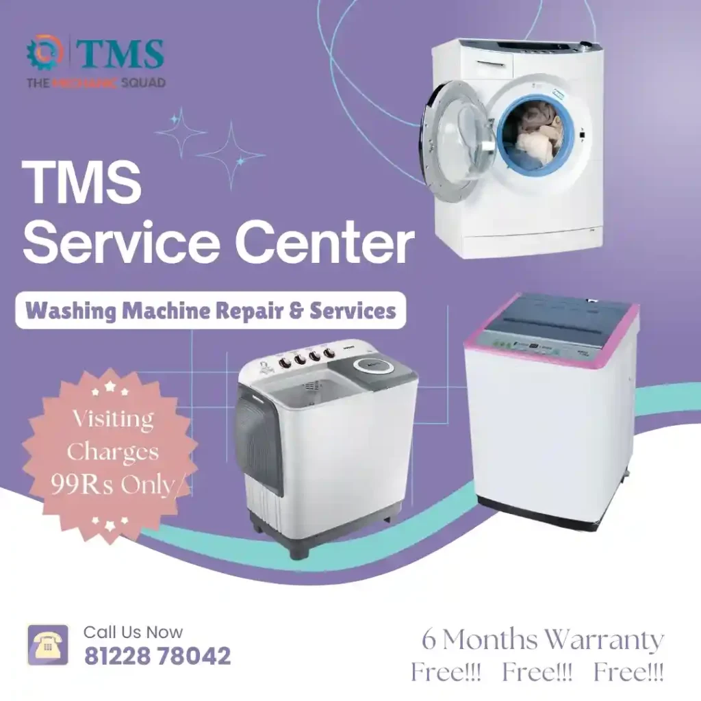 Washing Machine Repair Services in Railway Colony, Chennai – TMS Service Center