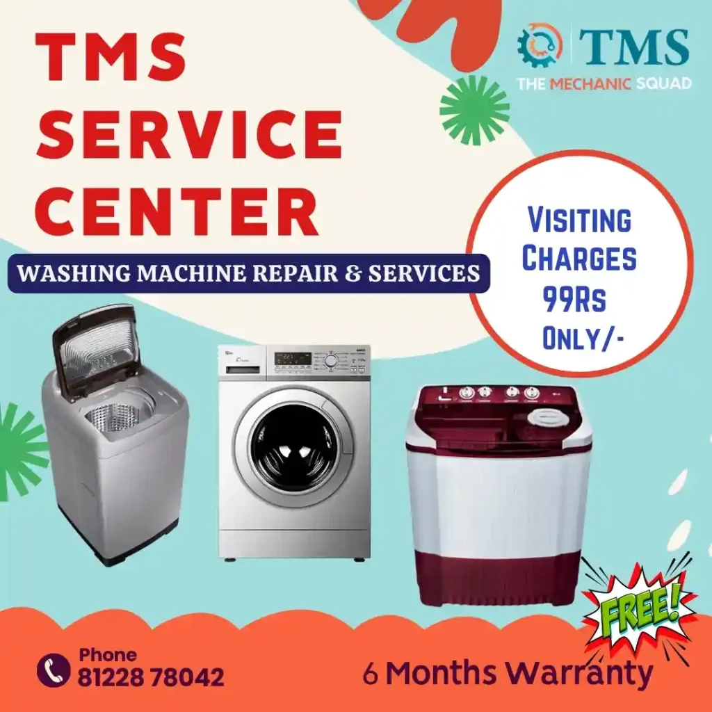 Washing Machine Repair Services in Rangarajapuram, Chennai – TMS Service Center