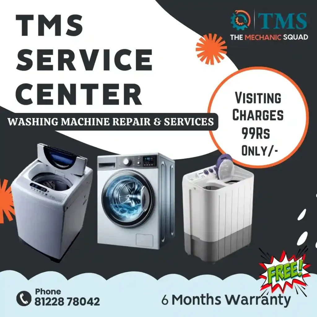 Washing Machine Repair Services in Rayapuram, Chennai – TMS Service Center