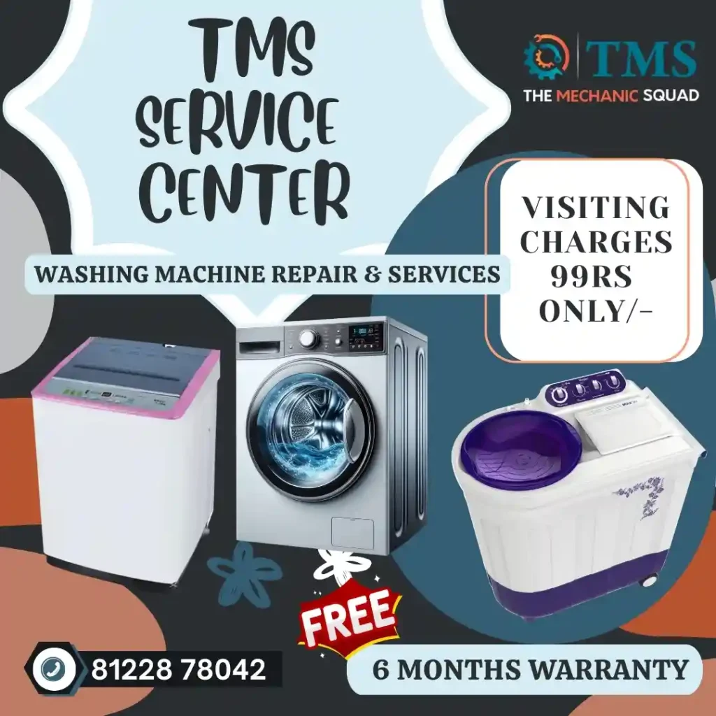 Washing Machine Repair Services in Tondiarpet West, Chennai – TMS Service Center