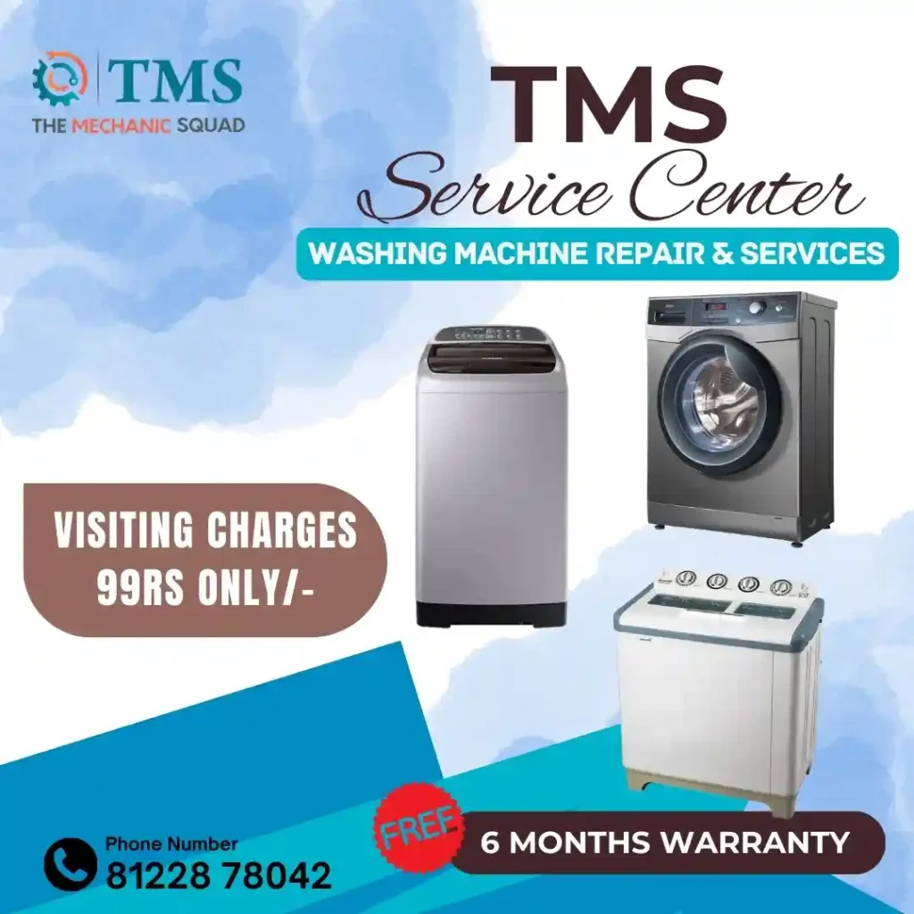 Washing Machine Repair Services in Urur, Chennai – TMS Service Center