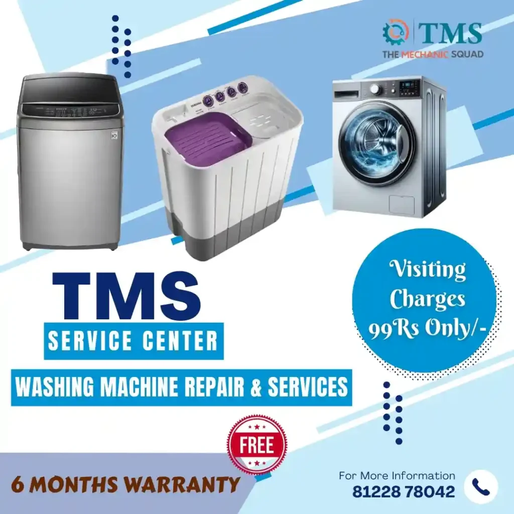 Washing Machine Repair Services in Vivek Nagar, Chennai – TMS Service Center