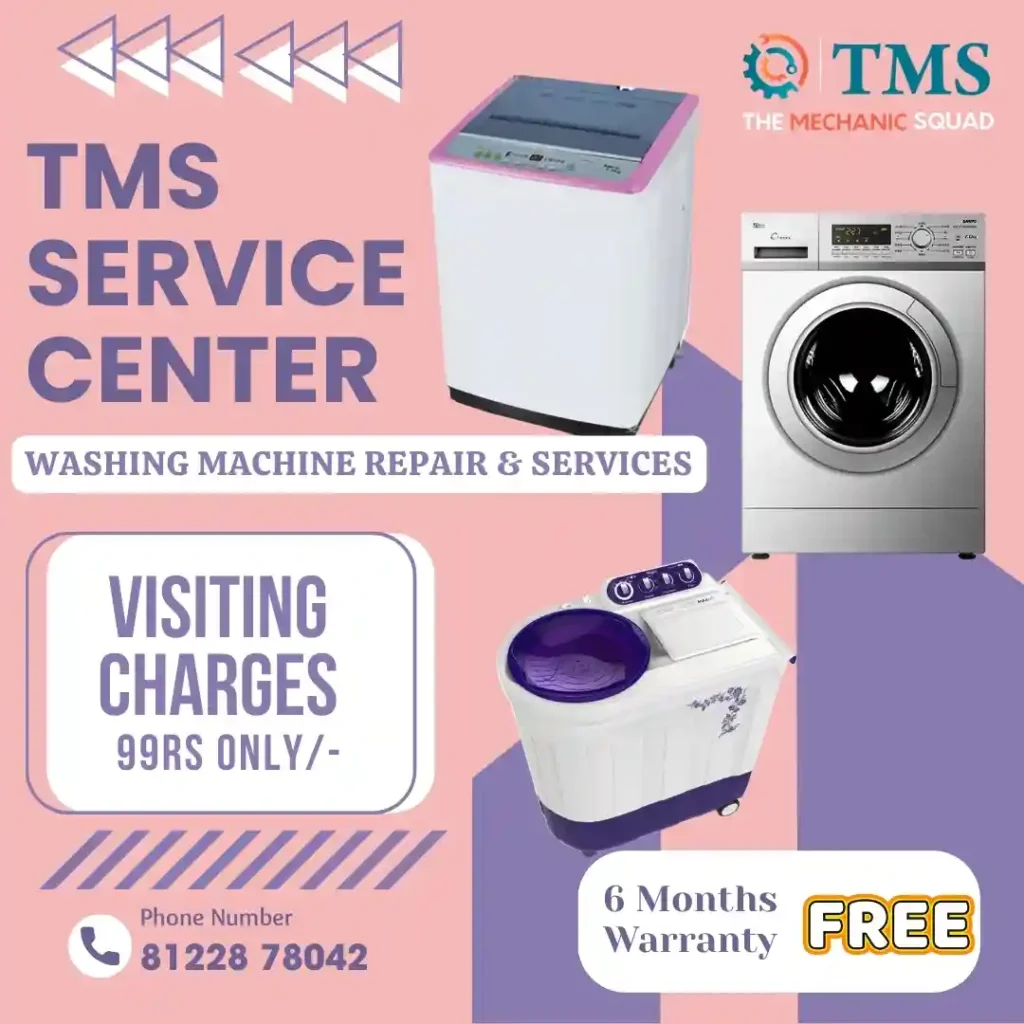 Washing Machine Repair Services in Vyasarpadi, Chennai – TMS Service Center