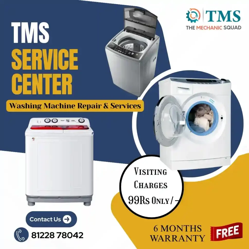 Washing Machine Repair Services in Bharathapuram, Chennai – TMS Service Center