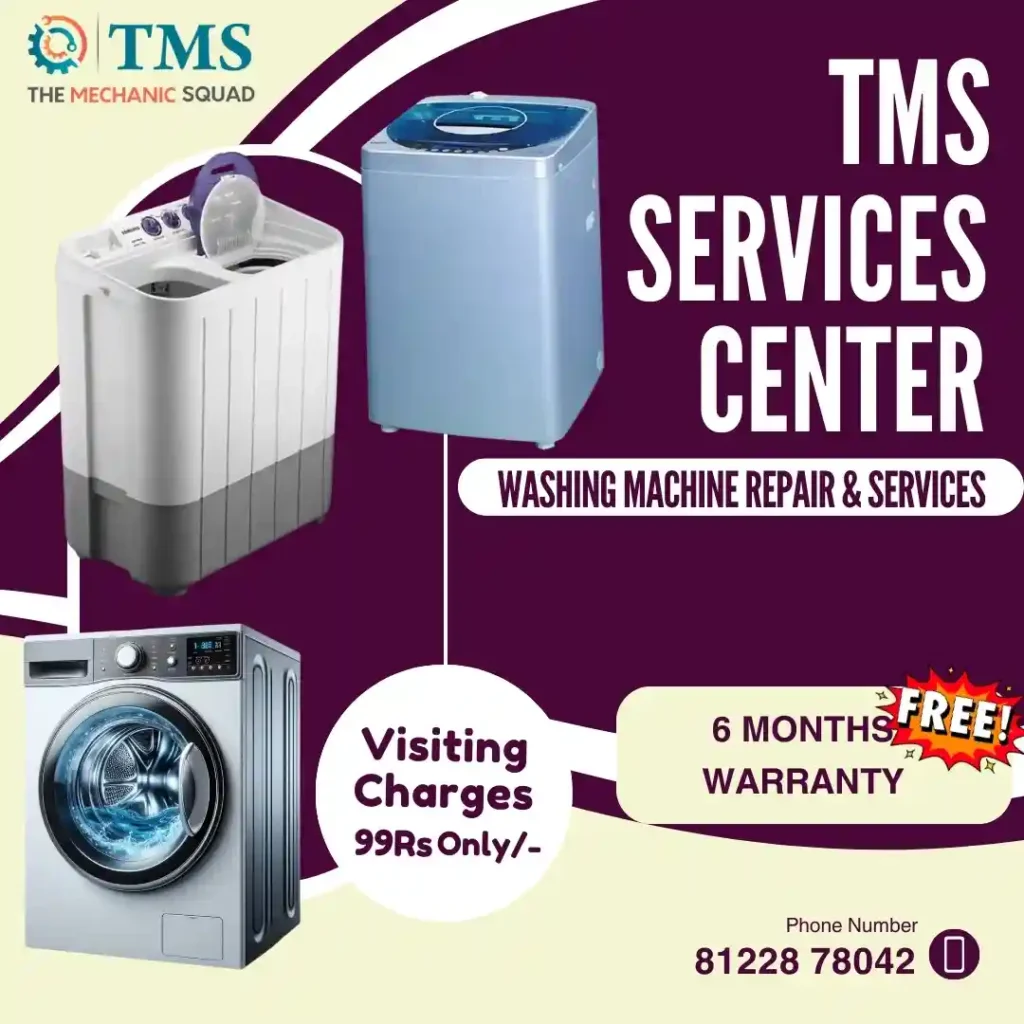 Washing Machine Repair Services in Bharathi Nagar, Chennai – TMS Service Center