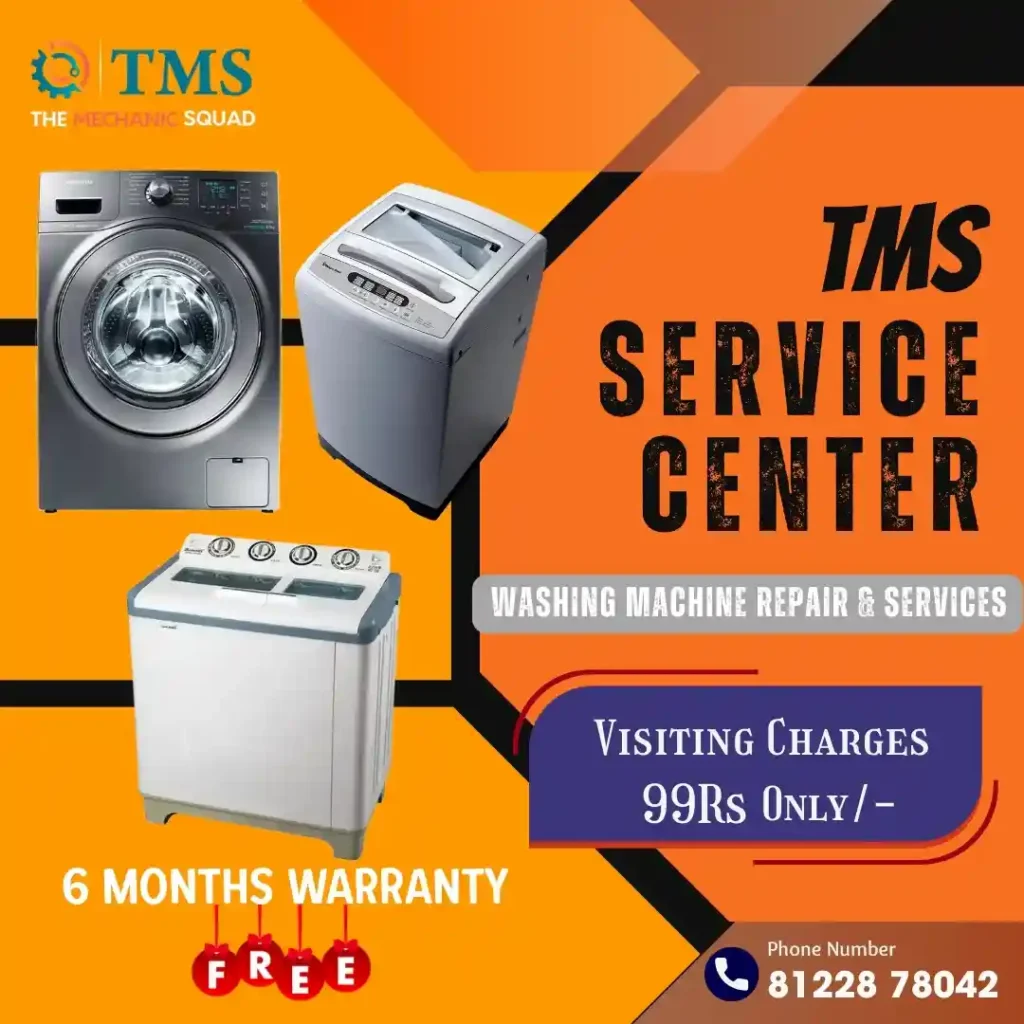 Washing Machine Repair Services in Rajaji Bhavan, Chennai – TMS Service Center