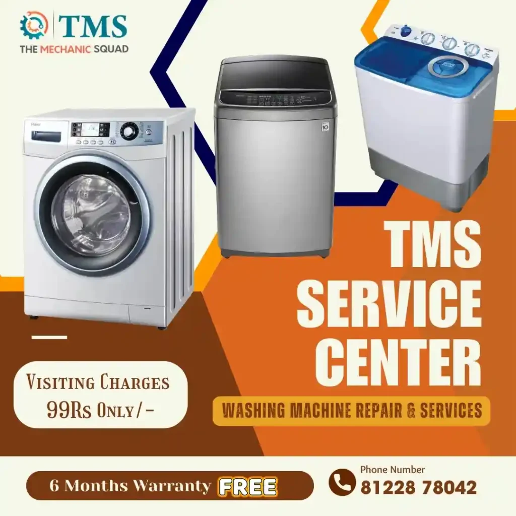 Washing Machine Repair Services in World University Centre, Chennai – TMS Service Center